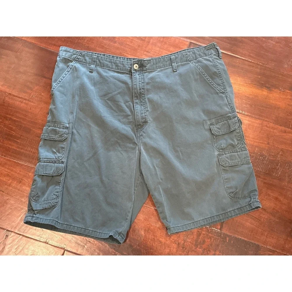 Wrangler Cargo Shorts Mens Size 42 Green Blue Authentics Relaxed Fit Bundle 2pk